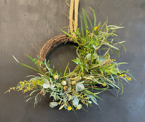 Wicker Easter Wreath