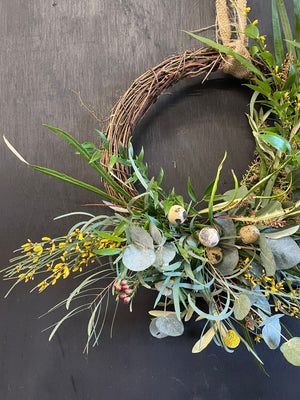 Wicker Easter Wreath